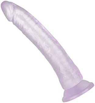 EIS, Deluxe"Dark Knight" Suction Cup Dildo, Realistic Look, Freehand Pleasure, 19 cm, White