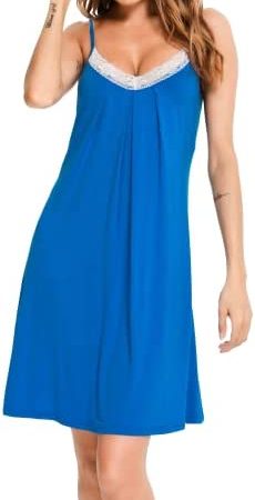 Lovasy Women's Nightdresses Soft Nighties for Women Night Dress with Lace Ladies Nightdresses Nightwear Chemise Nighties for Women Strap Negligee