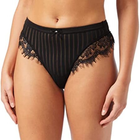 Merry See Women's TRFNTG103730 Lingerie, Black, M