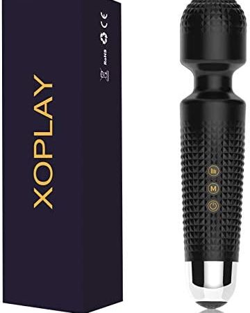 G Spot Dildo Vibrator, Silicone Vibrating Vibe for Clitoral Vagina Anal Stimulation, Rechargeable Massaging Wand Bullet Adult Sex Toys for Female Couple Orgasm Pleasure Black