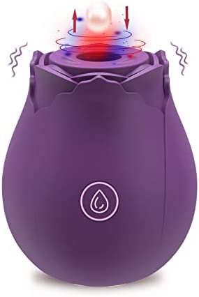Vibrator Sex Toys for Women, Clitoral Stimulating Vibrator with 7 Intensive Modes, Rechargeable Waterproof Clit Nipple Stimulator G Spot Sex Toy for Solo Couple Adult Female by LVFUNCO (Purple)