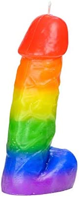 Kylewo Funny Candles, Simulation Funny Penis Dick Candle Creative Funny Colorful Candle for Christmas Birthday