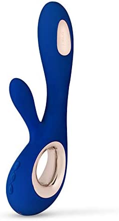 LELO SORAYA Wave Luxurious Rabbit Vibrator Sex Toy Vibrators for Women with Unique WaveMotion technology Thrusting Vibrator for a Full Body Pleasure Experience, Midnight Blue