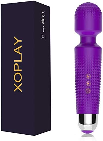 G Spot Dildo Vibrator for Women, Silicone Vibrating Vibe for Clitoral Vagina Anal Stimulation, Rechargeable Massaging Wand Bullet Adult Sex Toys for Female Couple Orgasm Pleasure Purple