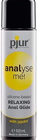 pjur Analyse me! Relaxing - Silicone-Based Personal Lubricant for Comfortable Anal Sex - Extra-Long Lubrication (100ml)