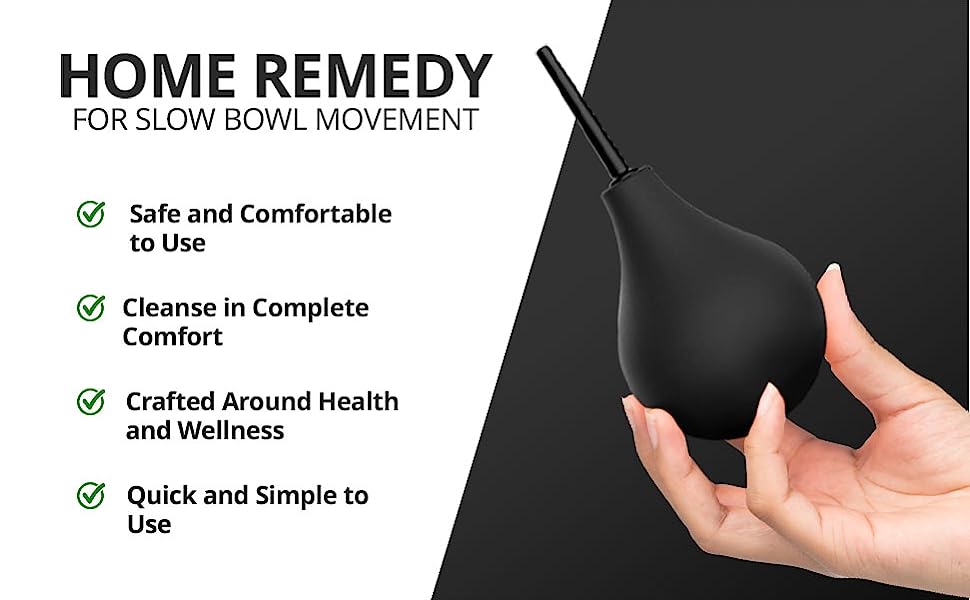 T2 slow bowl movement remedy with a bulb kit