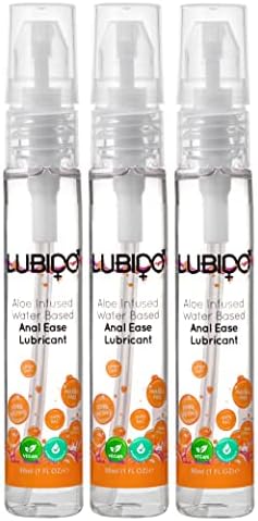 Lubido Aloe Infused Anal Ease Water Based Gel Lube – 30ml (Pack of 3)