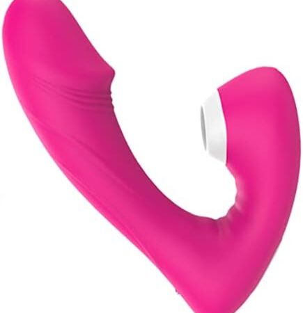 Sh Penis Vibrator and Clitoris Stimulator | Pink | 9 Vibration Modes | Waterproof | Rechargeable with USB Charger Included