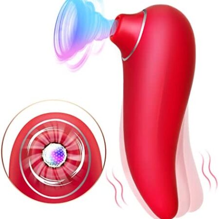 Sucking Vibrators Sex Toys,Sex toys4women Clitoral Stimulator Dido Vibrator with 9 Powerful Vibrating＆Sucking,Adult Sex Toy Valentines Gifts for her, Nipple Clit Suckers Sex Toys4couples Men＆Women