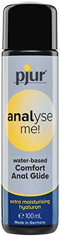 pjur Analyse me! Moisturising - Water-Based Personal Lubricant - for Comfortable Anal Sex - Suitable for Sex Toys (100ml)