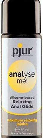 pjur Analyse me! Relaxing - Silicone-Based Personal Lubricant for Comfortable Anal Sex - Extra-Long Lubrication (30ml)