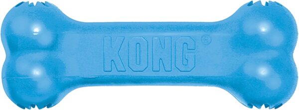 KONG - Puppy Goodie Bone - Teething Rubber, Treat Dispensing Dog Toy (Assorted Colours) - For Small Puppies