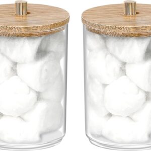 300 Count Cotton Balls, 100% Pure Cotton, Soft, Super Absorbent, 2 Cotton Ball Holders Included, Large Cotton Balls for Face Makeup Remover, Nail Polish Removal, Applying Toner, Crafts, Pet Care