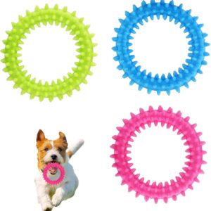 Koorium Puppy Teething Toys, Dog Toys,Puppy Toys,3PCS Puppy Chew Toys from 8 Weeks Small Dog, Cleaning Teeth Toys for Dogs Oral Teeth Soothe Itching Puppy Chew Toys ﻿