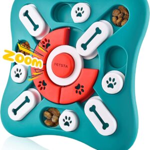 LUKITO Dog Puzzle Toys, Interactive Dog Toys for Dog Birthday, Dog Toys for Boredom for Dog Puzzle, Slow Feeder Dog Bowl for IQ Training and Brain Stimulation, Dog Treat Toy Squeaky with Puppy Toys