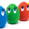 Mushroom & Co OVO the Egg Original (set of 4 eggs), catch and fetch toy, ideal for mini and small dogs