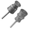 TSLOBIT Diamond Dog Nail Grinder Bits for Rotary Tool,1/8" Nail Grinder Attachment for Dremel Grinder Replacement Heads Pets Nail Care Clippers for Medium Large Dogs,2-Pack（Large A&D）
