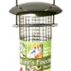 Blue Bibbon Pet Products Nature's Feeding Time Deluxe Nut Feeder, Small, Gun Metal