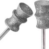 KITGUARD Diamond Dremel Dog Nail Grinder Bits for Rotary Tool-1/8'' Dremel Dog Nail Grinder Attachment-Pet Nail Grinder Bit Work for Animals Nail Care 2-Pack (A&B)