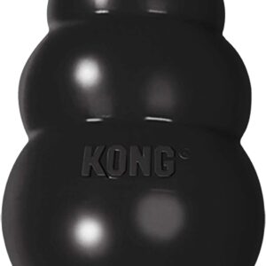 KONG - Extreme Dog Toy - Toughest Natural Rubber, Black - Fun to Chew, Chase and Fetch - For Large Dogs