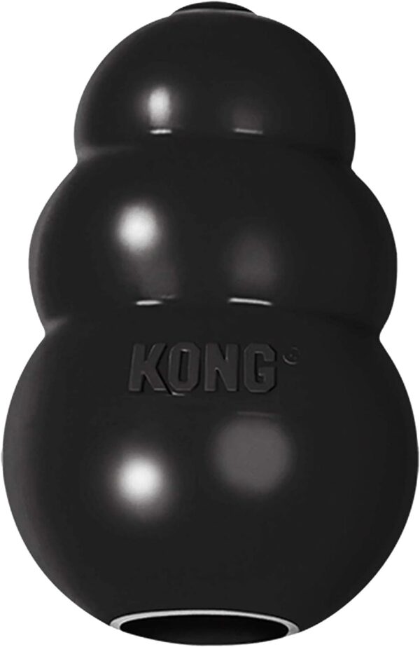 KONG - Extreme Dog Toy - Toughest Natural Rubber, Black - Fun to Chew, Chase and Fetch - For Large Dogs