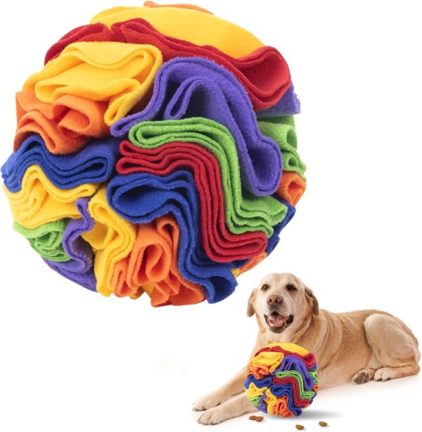 Snuffle Mat for Dogs,Interactive Dog Toy Ball,Dog Puzzle Toy,Dog Feeding Mats,Foraging Mat for Dog,Sniffing Mat,Encourages Natural Foraging Skills for Training,Stress Relief for Small Medium Dogs Pets