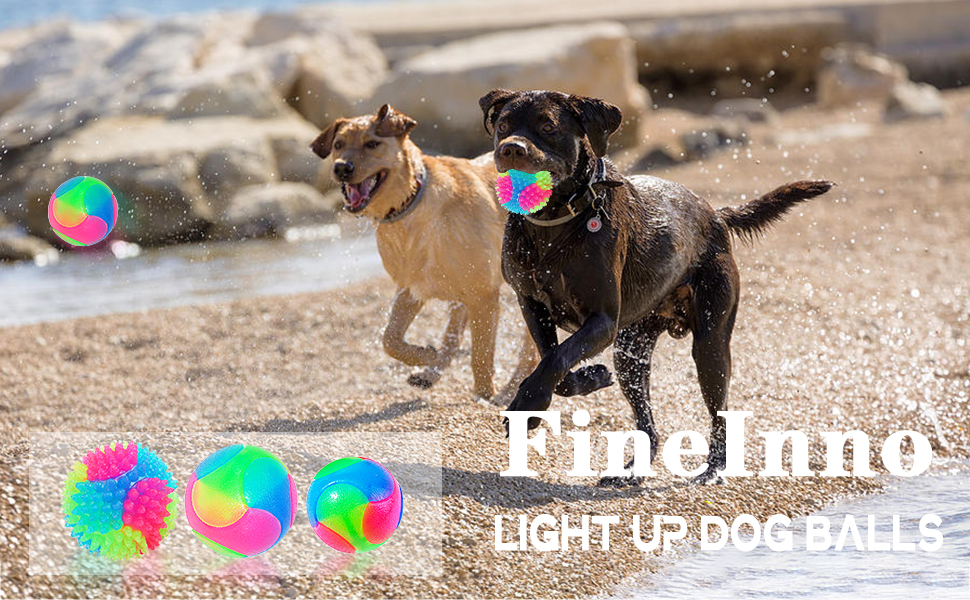 Dog Toys Interactive Tug Games Indoor Outdoor Tennis Ball Cats LED Light Up Glowing Flashing 