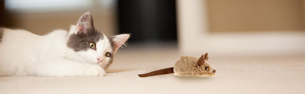 Moving Cat Toy Mouse