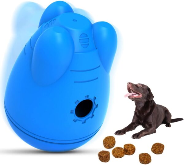 ZIKKTA Dog Toys, Interactive Treat Dispenser - Slow Feeder Activity Puppy Toy for IQ, Manners, Agility & Discipline Training