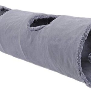 Primst Cat Tunnel, Large Indoor Outdoor Collapsible Pet Toy Crinkle Tunnel Tube with Storage Bag for Cat, Dog, Puppy, Kitty, Kitten, Rabbit (51x12inch)