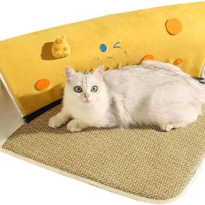 Qyljeiwred Cat Beds For Indoor Cats | Innovative Cat Bed Tunnel Cat Cave - Versatile Cat Play Tunnels, Cat Tubes For Entertainment, Deep Sleep, Exercise