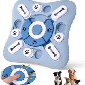 Dog Puzzle Toy, Interactive Dog Toys Slow Feeder Dog Enrichment Toy Squeaky Dog Stimulation Toys for Improving Dog's IQ and Helping Pets De-stress