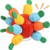 KIKIGOAL Upgraded Snuffle Toy For Dogs with Suction Cup, Make Sound Foraging Snuffle Ball Toy Bite Enrichment Toys for Small Pet Puppy Dogs Intellectual Training