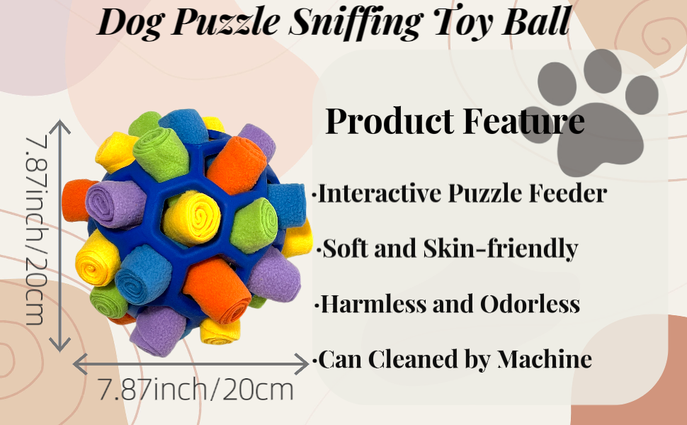 Snuffle Ball Toy-Blue Rainbow-02