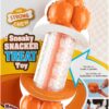 Nylabone Sneaky Snacker Textured Dog Treat Dispensing Enrichment Toy, Bacon Flavour, Medium/Wolf – for Dogs up to 16kg