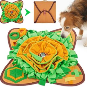 AWOOF Snuffle Mat for Dogs, Sniff Mat Interactive Dog Puzzle Toys, Enrichment Snuffle Mats Feed Games Encourages Natural Foraging Skills Mental Stimulation for Dogs Stress Relief