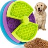 Interactive Dog Toys 3 Layers Dog Puzzle Slow Feeder Toy Puzzle Toys for Dogs Puppy Treat Dispenser Slow Feeder Bowl Improve Your Dog's Intelligence Slow Feeding, Aid Pets Digestion