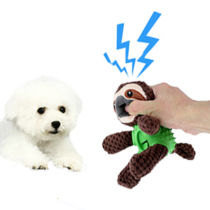 Squeaky interactive dog toy