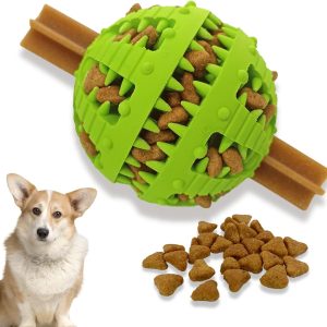 PawsOnlyUK Interactive Dog Toys for Boredom Dog Puzzle Toys Puppy Teething Toys for Small Large Dogs Dog Chew Toys (Small, GREEN)