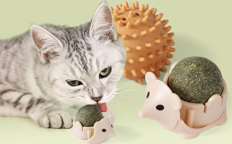 Catnip Balls Toys for Cats Licking