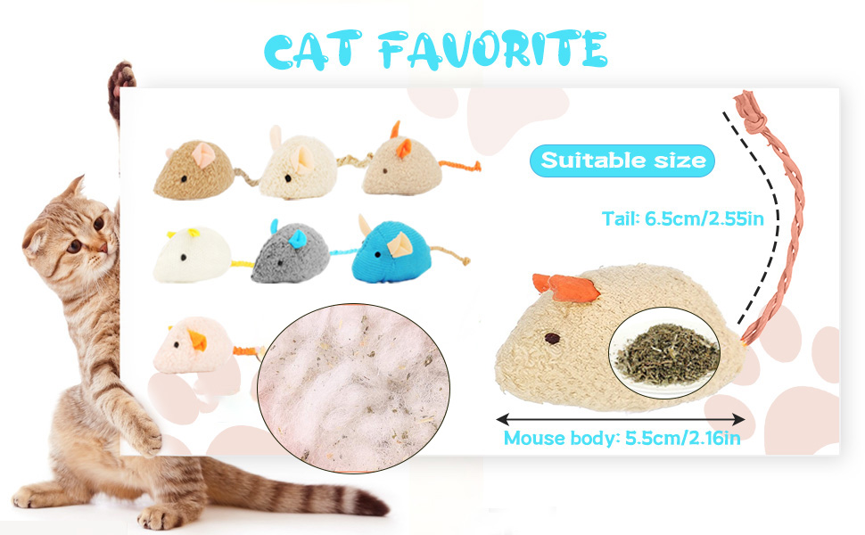 catnip mice toys for cats