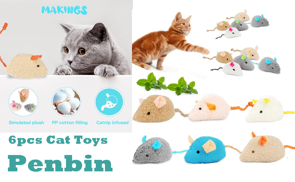 catnip mice toys for cats