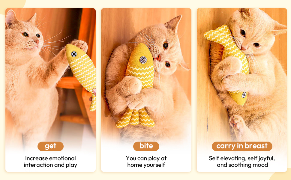 cat catnip toys fish