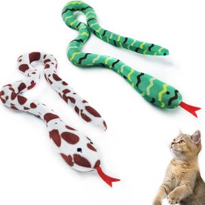 YAGE Cat Toys Catnip For Indoor Kitten-Realistic Plush Cat Toys Simulation Snake Interactive Funny Chew Toy for Cats,interactive soft plush toy for kitty hunting and teeth cleaning