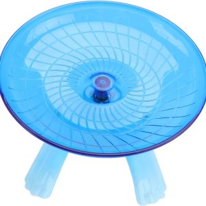 Hedgehog Wheel Pet Exercise Equipment Small Animal Toys Pet Wheel Rat Wheel Gerbil Wheel Large Flying Saucer for Rats 18cm Mouse Wheel Hamster Non Run Disc Scroll Wheel Guinea Pig