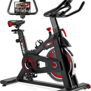 Wenoker Exercise Bike Indoor Cycling, Spin Bike Exercise Equipment for Home Gym Use with LCD Display & Tablet Holder Fitness Workout Cardio Training Machine