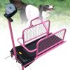 Hydravex Dog Wheel Exerciser Pet Treadmill Toys Small Dog Treadmill Exercise Equipment for Yard House Indoor Dogs Exercise and Weight Loss, with LCD Display, 0.8-6 km/h Speed Range