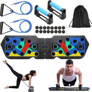 Daxiongmao Push-Up Board, 20 in 1 Push-Up Board, Home Gym, Training Muscles Fitness Equipment, Push-Up Standing Muscle Exercise Push-Up Training Portable Men and Women Push-Up Equipment