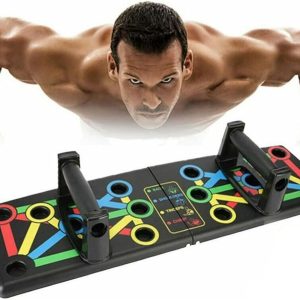 True Face Push Up Board Foldable 14 in 1 Press Up Boards push up equipment Fitness Gym Muscle Strength perfect push up, Portable Exercise Equipment for Men Women Home Workouts push up machine