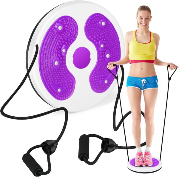 Waist Twist Disc, Twister exercise for waist-Twist Waist Disc Balance Board and shape exercise machinewaist twisting discwaist twister,For slimming waist, hips and thighs-Home Fitness Gym Equipment